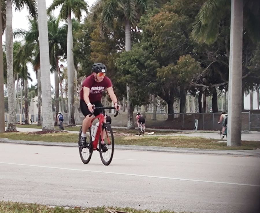 Jack riding his bike at CCNC Nationals in Miami, FL